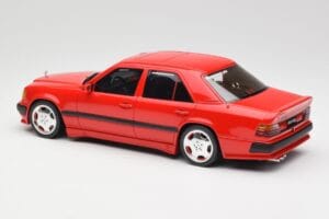 Mercedes 300E W124 6.0 AMG Signal Rot Otto 1:18 OT1104 Resin – Bild 5 von 6