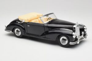 Mercedes 300 S W188 Cabriolet Schwarz Tchibo 1:18 36782 Metall – Bild 6 von 8
