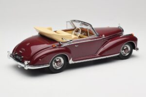 Mercedes 300 SC W188 Cabriolet Dunkelrot KK-Scale 1:18 KKDC180942 Metall – Bild 2 von 6