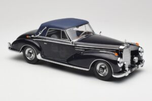 Mercedes 300 SC W188 Cabriolet Softtop Dunkelblau KK-Scale 1:18 KKDC180944 Metall – Bild 4 von 6