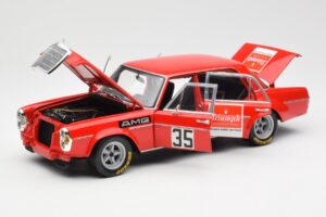 Mercedes 300 SEL 6.8 #35 H. Kelleners Hockenheim 1973 Minichamps 1:18 100713435 Metall – Bild 2 von 8