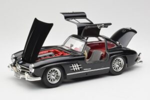 Mercedes 300 SL W198 Schwarz Bburago 1:18 35791 Metall – Bild 2 von 8