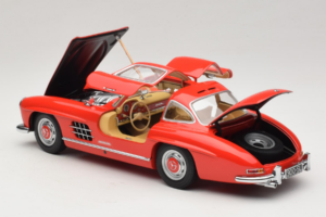 Mercedes 300 SL Gullwing Rot Minichamps 1:18 180039001 Metall – Bild 5 von 8