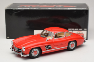 Mercedes 300 SL Gullwing Rot Minichamps 1:18 180039001 Metall – Bild 8 von 8