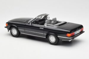 Mercedes 300 SL R107 Schwarz Pearl Händler Edition Norev 1:18 B66040678 Metall – Bild 9 von 10
