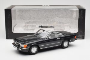 Mercedes 300 SL R107 Schwarz Pearl Händler Edition Norev 1:18 B66040678 Metall – Bild 10 von 10