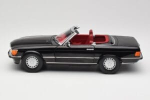 Mercedes 300 SL R107 Schwarz Norev 1:18 183511 Metall – Bild 4 von 8