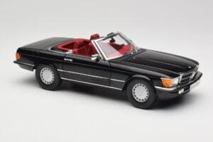 Mercedes 300 SL R107 Schwarz Norev 1:18 183511 Metall – Bild 6 von 8