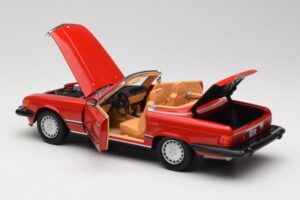 Mercedes 300 SL R107 Rot Norev 1:18 B66040623 Metall – Bild 5 von 8