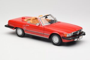 Mercedes 300 SL R107 Rot Norev 1:18 B66040623 Metall – Bild 6 von 8