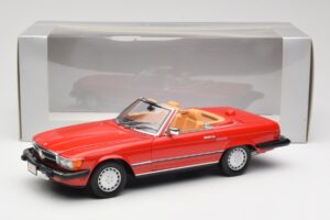 Mercedes 300 SL R107 Rot Norev 1:18 B66040623 Metall – Bild 8 von 8