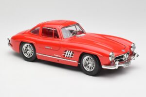 Mercedes 300 SL Rot Bburago 1:18 3015 Metall – Bild 6 von 8