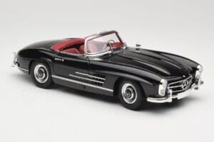 Mercedes 300 SL W198 Roadster Schwarz Minichamps 1:18 180039036 Metall – Bild 6 von 8