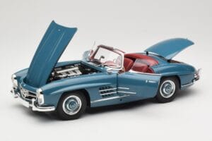 Mercedes 300 SL W198 Roadster Blau Minichamps 1:18 180039035 Metall – Bild 2 von 8