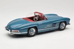 Mercedes 300 SL W198 Roadster Blau Minichamps 1:18 180039035 Metall – Bild 3 von 8