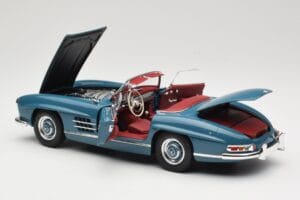 Mercedes 300 SL W198 Roadster Blau Minichamps 1:18 180039035 Metall – Bild 5 von 8
