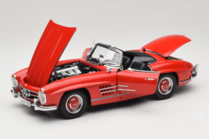 Mercedes 300 SL Roadster Rot Minichamps 1:18 180039031 Metall – Bild 2 von 8