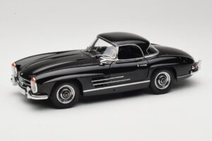 Mercedes 300 SL W198 Roadster With Hardtop Schwarz Minichamps 1:18 180039040 Metall