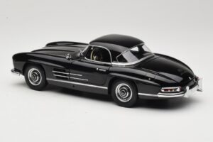 Mercedes 300 SL W198 Roadster With Hardtop Schwarz Minichamps 1:18 180039040 Metall – Bild 7 von 8