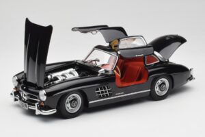 Mercedes 300 SL W198 Schwarz Minichamps 1:18 180039004 Metall – Bild 2 von 8
