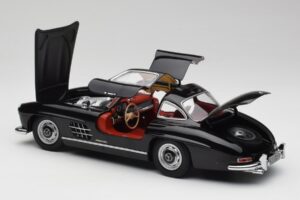 Mercedes 300 SL W198 Schwarz Minichamps 1:18 180039004 Metall – Bild 5 von 8