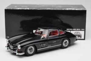 Mercedes 300 SL W198 Schwarz Minichamps 1:18 180039004 Metall – Bild 8 von 8