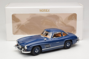 Mercedes 300 SL W198 Blau Norev 1:18 183852 Metall – Bild 8 von 8