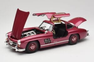 Mercedes 300 SL W198 Feuerrot Minichamps 1:18 180039008 Metall – Bild 2 von 8