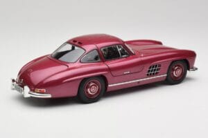Mercedes 300 SL W198 Feuerrot Minichamps 1:18 180039008 Metall – Bild 3 von 8