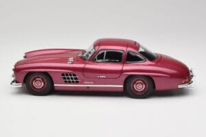 Mercedes 300 SL W198 Feuerrot Minichamps 1:18 180039008 Metall – Bild 4 von 8