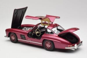 Mercedes 300 SL W198 Feuerrot Minichamps 1:18 180039008 Metall – Bild 5 von 8