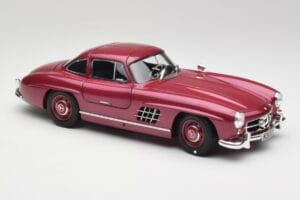 Mercedes 300 SL W198 Feuerrot Minichamps 1:18 180039008 Metall – Bild 6 von 8