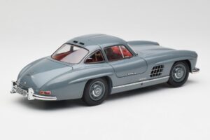 Mercedes 300 SL W198 Graphite Grau Minichamps 1:18 180039005 Metall – Bild 3 von 8