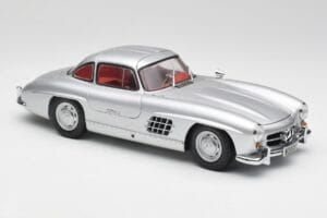 Mercedes 300 SL W198 Gullwing Silber Minichamps 1:18 180039000 Metall – Bild 6 von 8