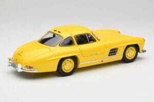 Mercedes 300 SL W198 Hellgelb Minichamps 1:18 180039009 Metall – Bild 3 von 8