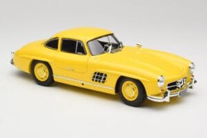 Mercedes 300 SL W198 Hellgelb Minichamps 1:18 180039009 Metall – Bild 6 von 8
