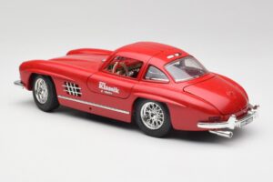Mercedes 300 SL W198 Red Metallic Bburago 1:18 3013-M1 Metall – Bild 7 von 8