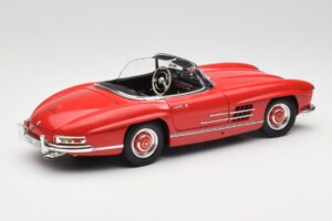 Mercedes 300 SL W198 Roadster Rot Mit Hardtop Minichamps 1:18 180039041 Metall – Bild 3 von 8