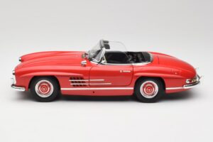 Mercedes 300 SL W198 Roadster Rot Mit Hardtop Minichamps 1:18 180039041 Metall – Bild 4 von 8