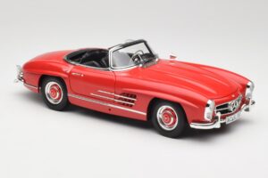 Mercedes 300 SL W198 Roadster Rot Mit Hardtop Minichamps 1:18 180039041 Metall – Bild 6 von 8