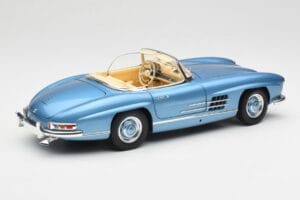 Mercedes 300 SL W198 Roadster Hardtop Light Blue Metallic Minichamps 1:18 180039042 Metall – Bild 4 von 9