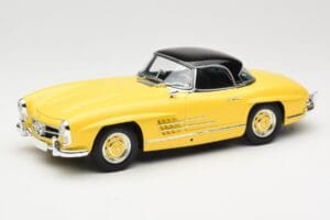Mercedes 300 SL W198 Roadster Hardtop Signal Yellow Minichamps 1:18 180039044 Metall – Bild 3 von 9