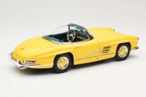 Mercedes 300 SL W198 Roadster Hardtop Signal Yellow Minichamps 1:18 180039044 Metall – Bild 4 von 9
