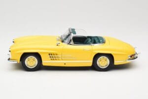 Mercedes 300 SL W198 Roadster Hardtop Signal Yellow Minichamps 1:18 180039044 Metall – Bild 5 von 9