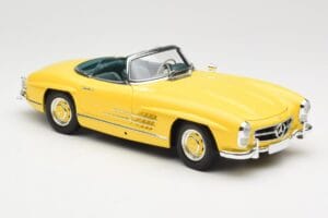 Mercedes 300 SL W198 Roadster Hardtop Signal Yellow Minichamps 1:18 180039044 Metall – Bild 7 von 9