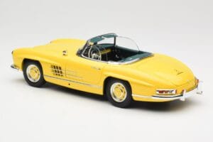 Mercedes 300 SL W198 Roadster Hardtop Signal Yellow Minichamps 1:18 180039044 Metall – Bild 8 von 9