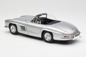 Mercedes 300 SL W198 Roadster Silver Metallic Minichamps 1:18 180039030 Metall – Bild 7 von 8