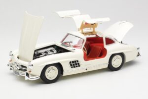 Mercedes 300 SL W198 Weiss Minichamps 1:18 180039006 Metall – Bild 2 von 8