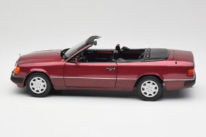 Mercedes 300CE-24 A124 Cabriolet Almandine Rot Metallic Norev 1:18 B66040616 Metall – Bild 4 von 8