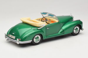 Mercedes 300S Cabriolet Green Metallic Maisto 1:18 52116 Metall – Bild 3 von 7